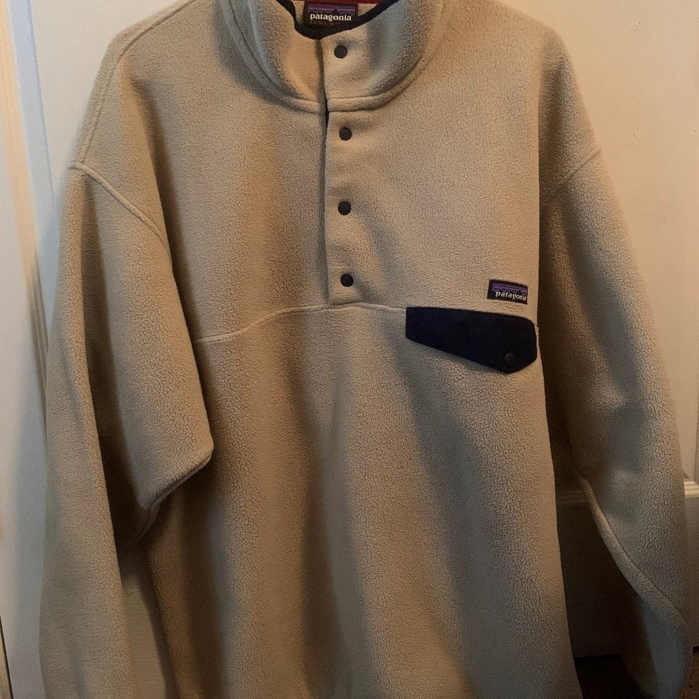 Men’s Patagonia Synchilla Snap Fleece Pullover (L)